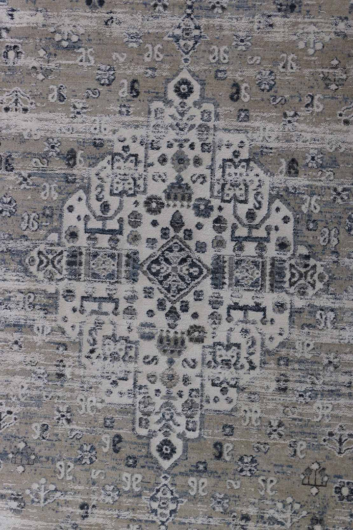 <p>Turkish Modern <strong>Elements Rug</strong>  - Blue - 4.9 x 7.8 FT</p>
