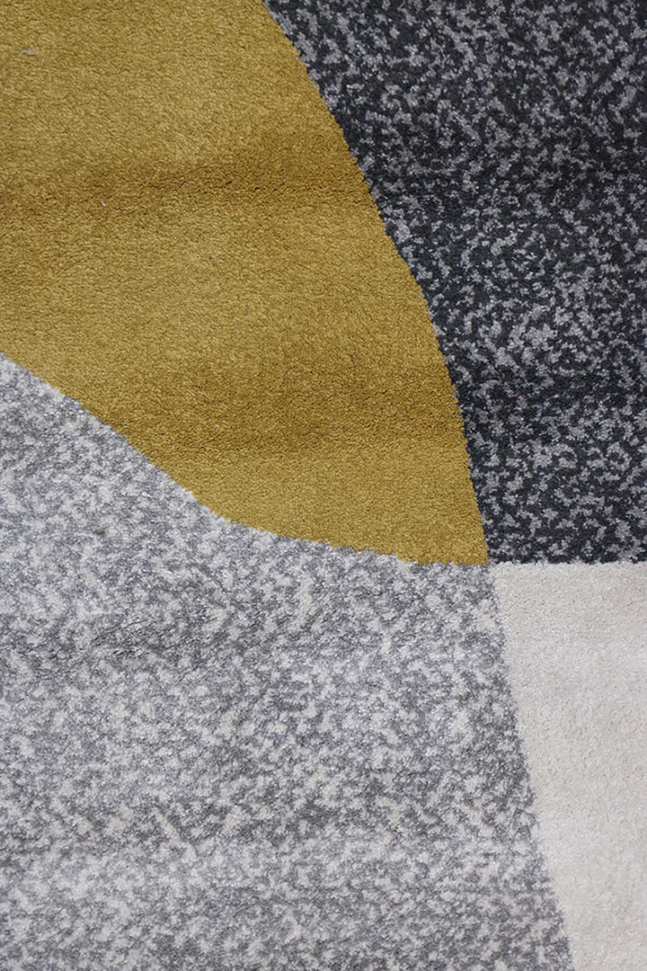 Turkish Modern Festival WD Rug - 2.3 x 4.6 FT - Gray - Luxurious Woven Masterpiece 50% Off!
