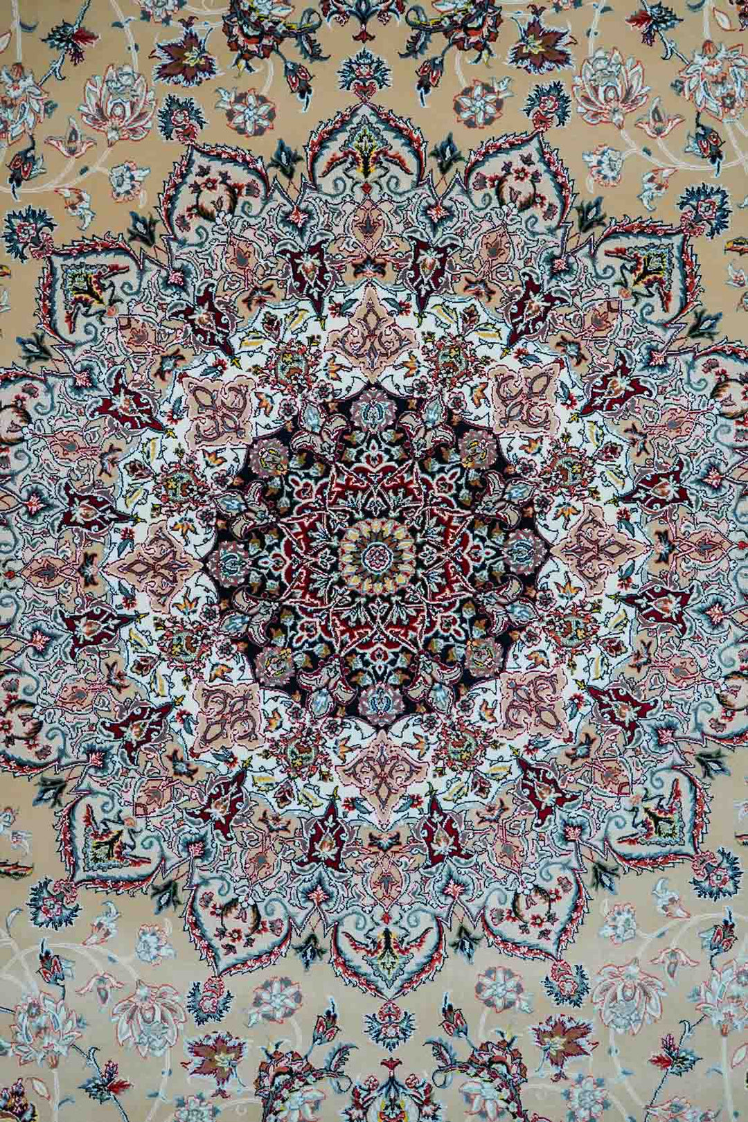 Premium Authentic Persian Rug 1200 Reeds - Beige