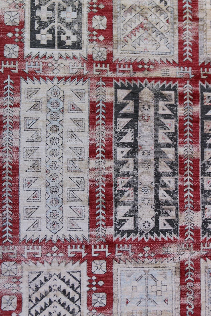 Premium Quality Turkish <strong>Antia</strong> Rug - Red