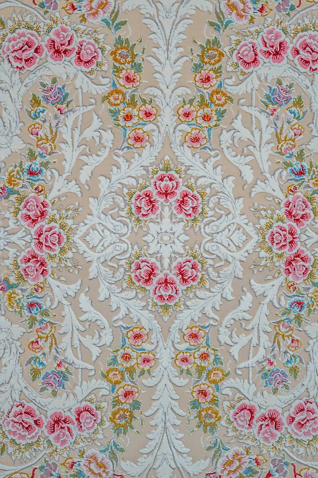 Premium Authentic Persian Rug 1200 Reeds - Cream