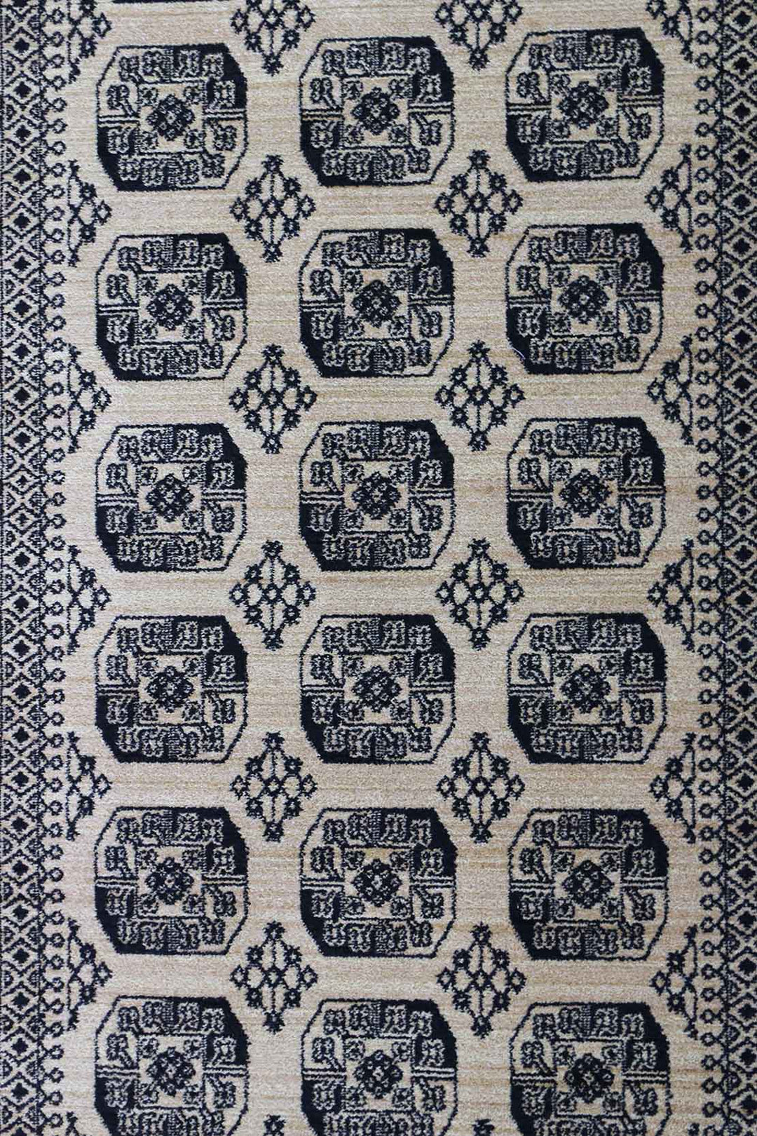 Turkish Modern  Festival Wd Rug  - 3.2 x 6.5 FT - Beige -  Luxurious Woven Masterpiece 50% Off!