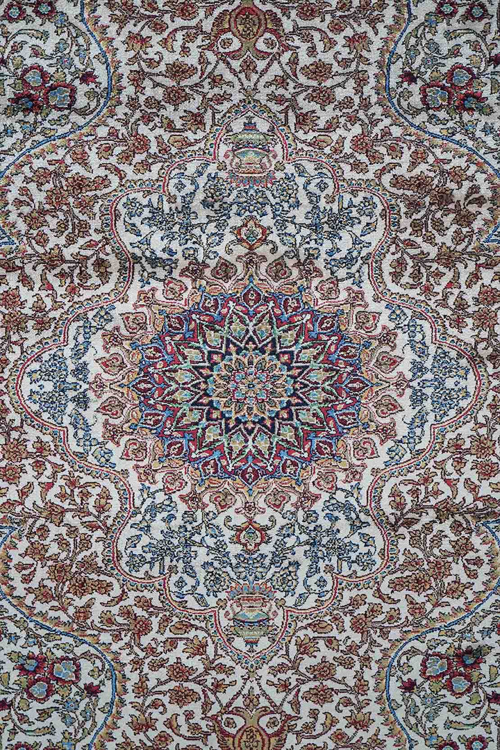 Premium Abrisham Persian Rug 1200 Reeds - Beige