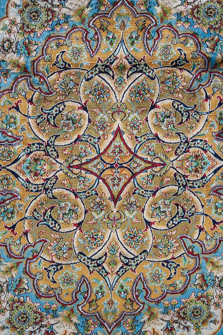 Premium Abrisham Persian Rug 1200 Reeds - Blue