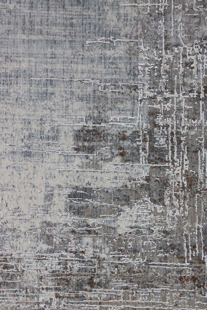 Turkish Modern Festival Viscos Rug - 3.9 x 5.9 FT - Sleek And Minimalist For Chic Interiors