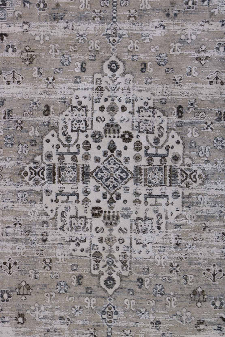 <p>Turkish Modern <strong>Elements Rug</strong>  - Gray - 4.9 x 7.8 FT</p>