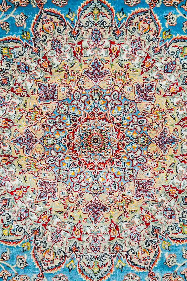 Premium Authentic Persian Rug 1200 Reeds - Blue