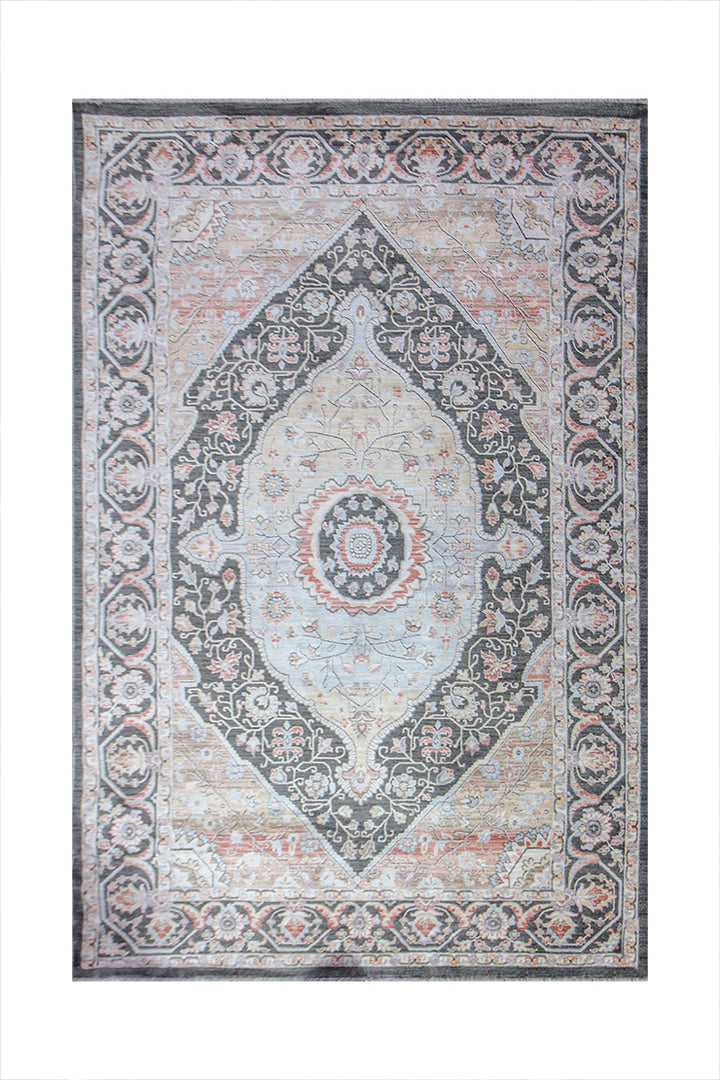 Premium Quality Turkish Antia Rug - 4.9 x 7.9 FT - Resilient Construction for Long-Lasting Use