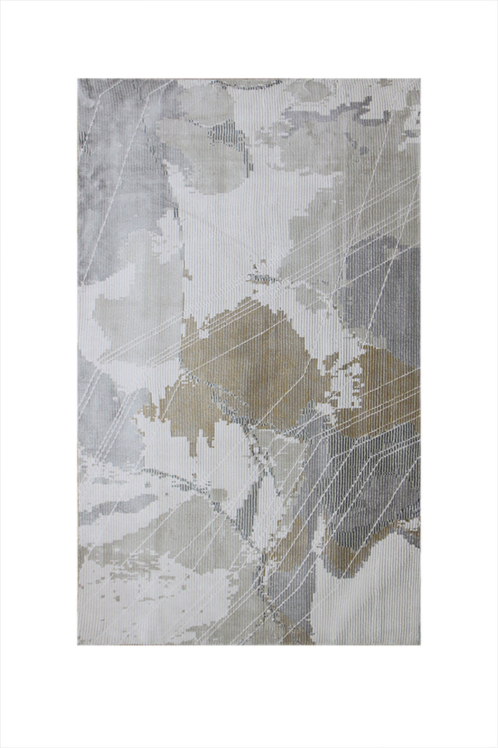 Turkish Modern Festival - 3.3 x 6.6 FT - Beige - Superior Comfort, Modern Style Accent Rugs