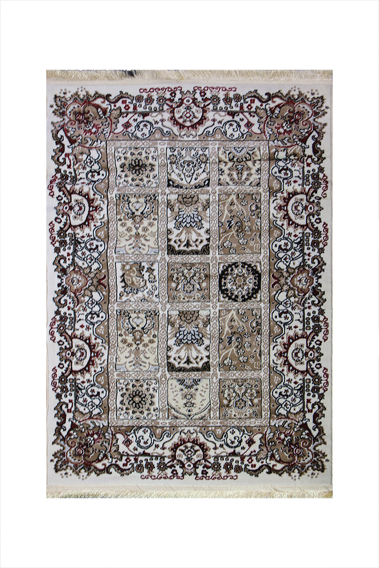 Classical and Traditional Emerald Rug - 3.3 x 4.9 FT - Superior Elegant Rug for Living Room - 1