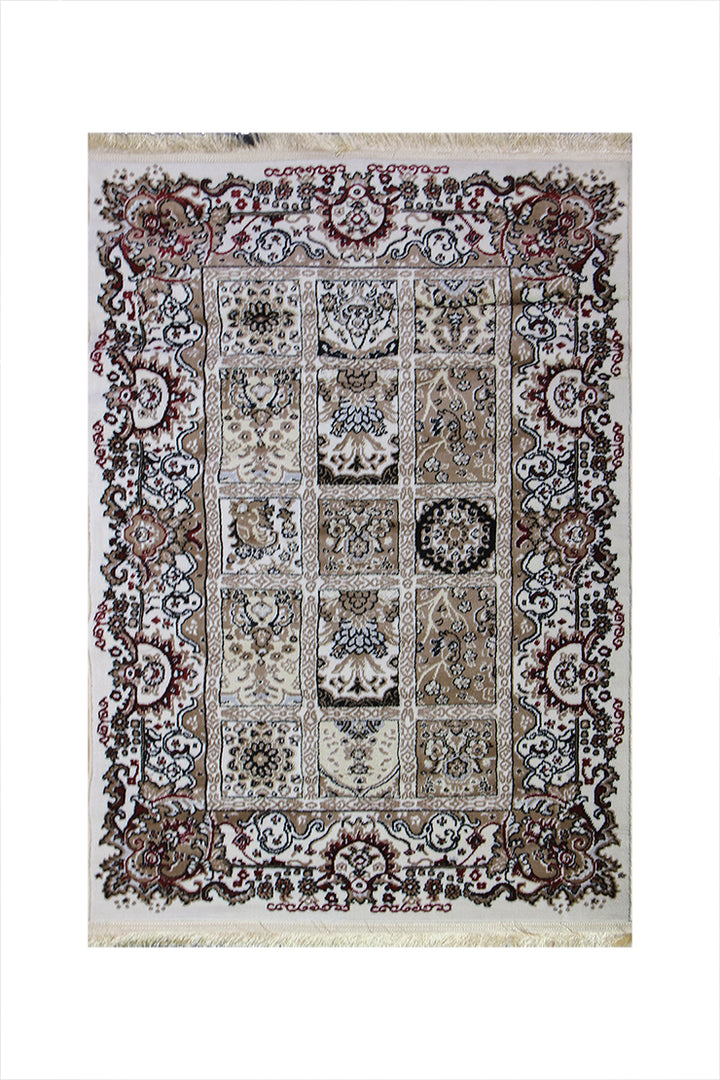 Classical and Traditional Emerald Rug - 3.3 x 4.9 FT - Superior Elegant Rug for Living Room - 1