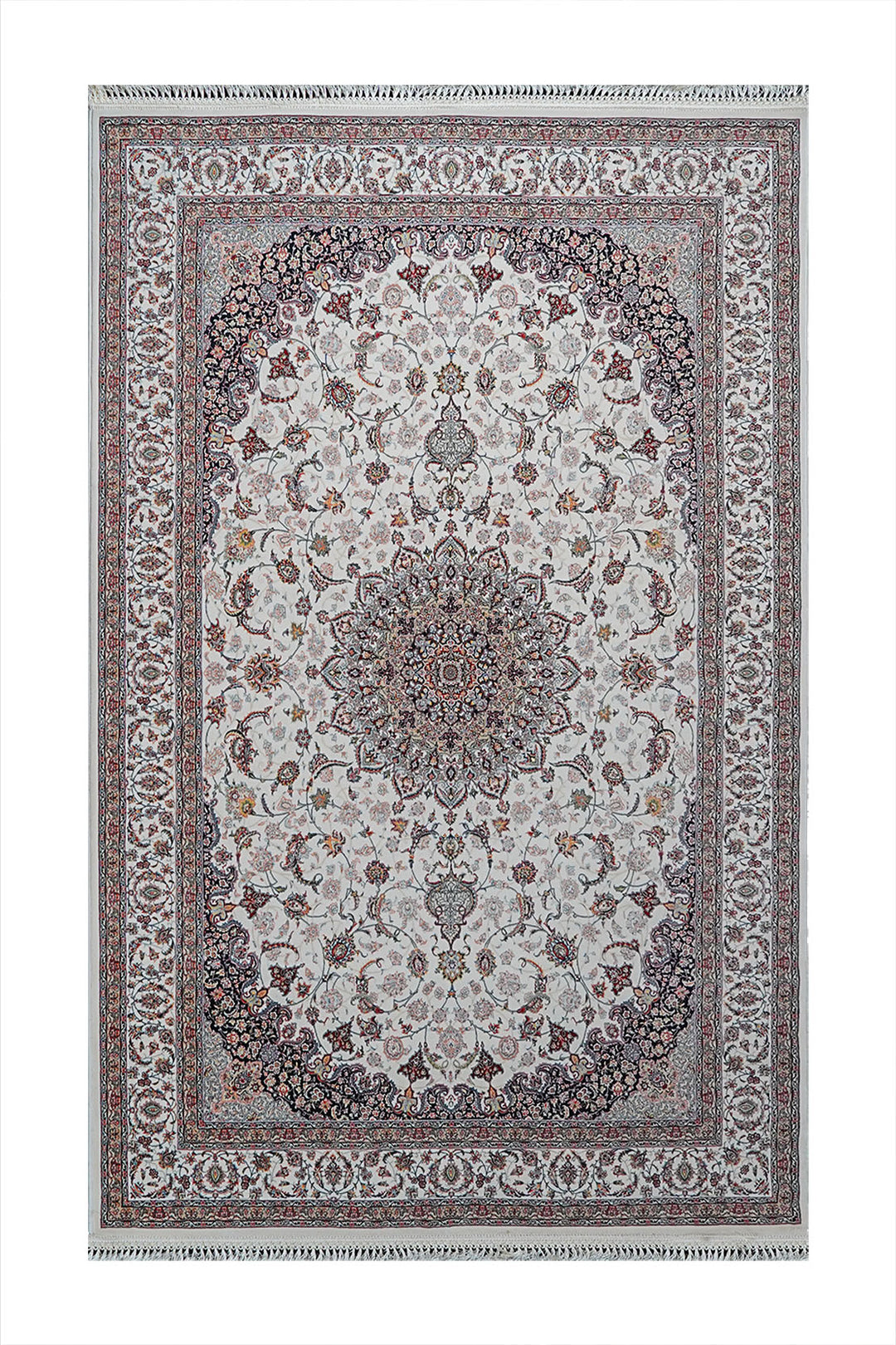 Premium Authentic Persian Rug 1200 Reeds - Cream