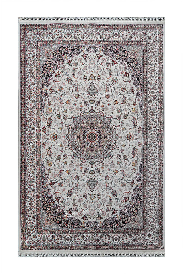 Premium Authentic Persian Rug 1200 Reeds - Cream