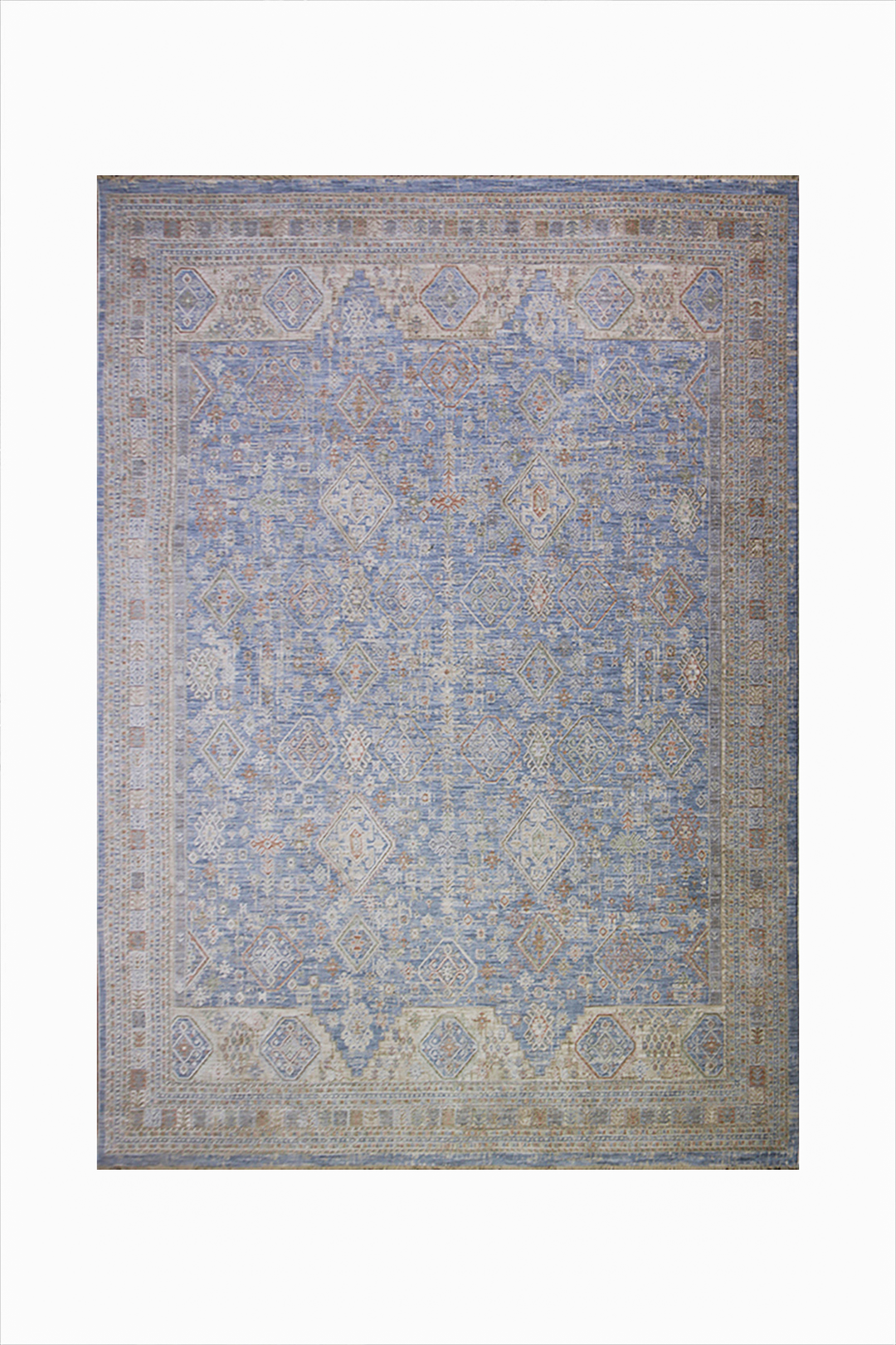<p>Turkish Modern <strong>Opera Rug</strong>  - Blue - 6.5 x 9.8 FT</p>