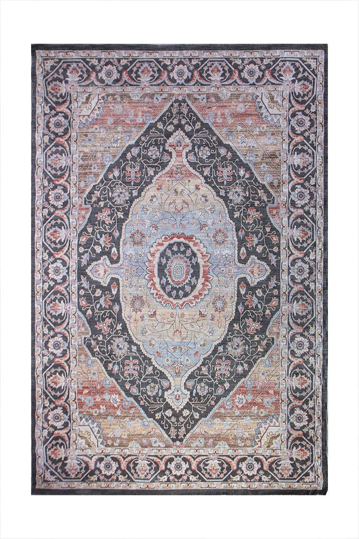 Premium Quality Turkish Antia Rug - 6.6 x 9.8 FT - Resilient Construction for Long-Lasting Use