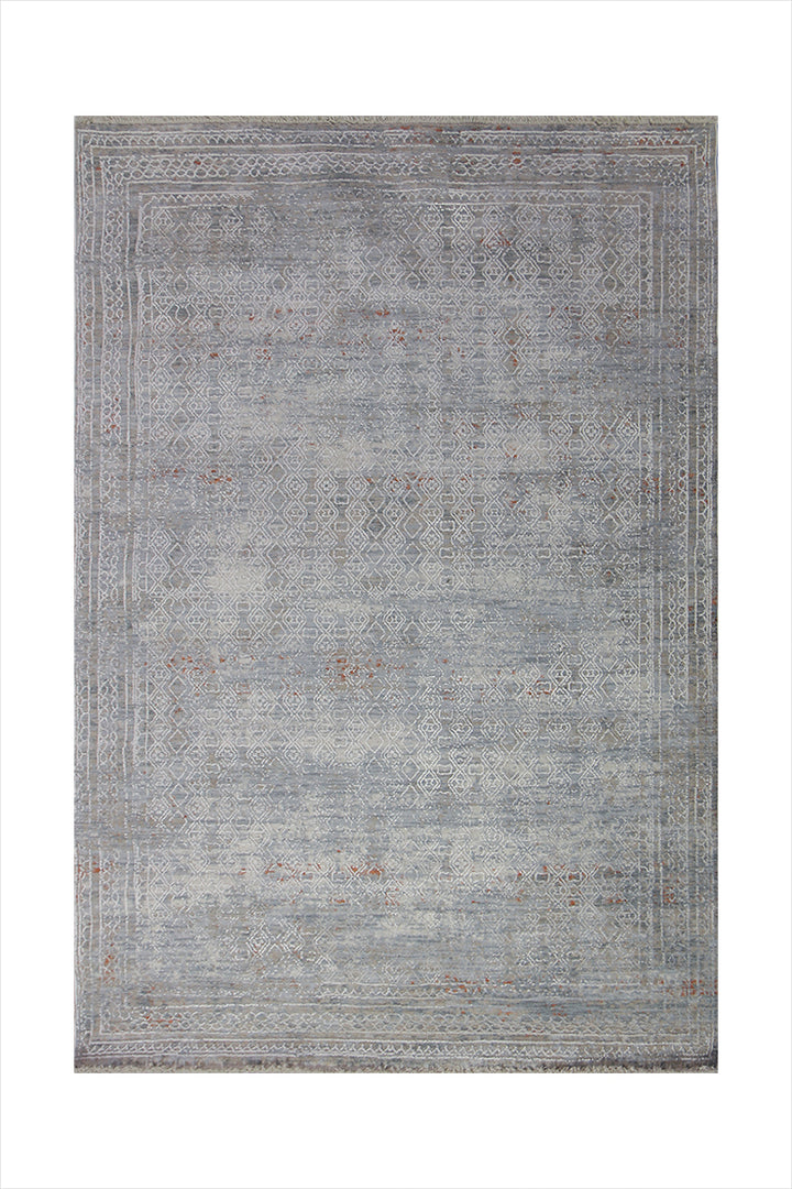 Turkish Modern Festival Viscos Rug - 3.9 x 5.9 FT - Sleek And Minimalist For Chic Interiors