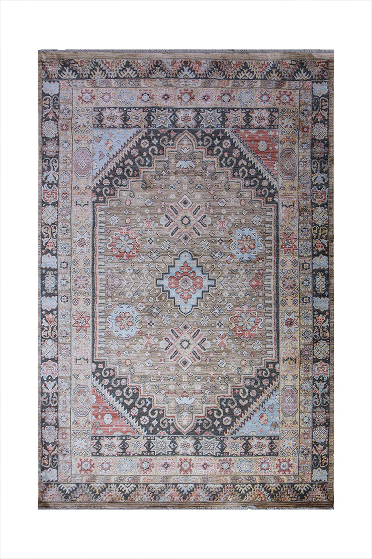 Premium Quality Turkish Antia Rug - 4.9 x 7.9 FT - Resilient Construction for Long-Lasting Use