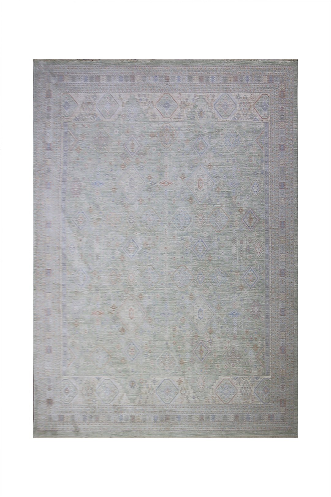 <p>Turkish Modern <strong>Opera Rug</strong>  - Green - 6.5 x 9.8 FT</p>