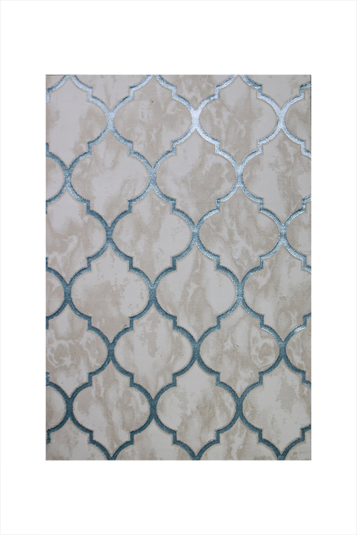 Turkish Modern Festival - 3.9 x 5.6 FT - Beige - Superior Comfort, Modern Style Accent Rugs
