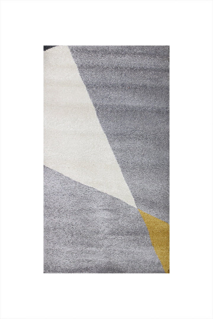 Turkish Modern Festival WD Rug - 2.3 x 4.6 FT - Gray - Luxurious Woven Masterpiece 50% Off!
