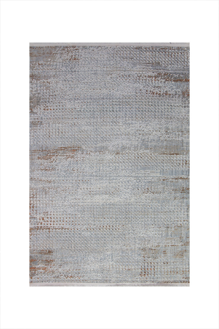 Turkish Modern Festival Viscos Rug - 3.9 x 5.9 FT - Sleek And Minimalist For Chic Interiors