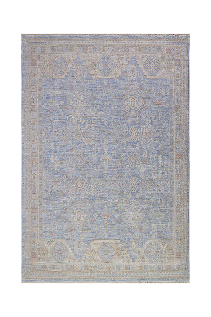 <p>Turkish Modern <strong>Opera Rug</strong>  - Blue - 4.9 x 7.8 FT</p>