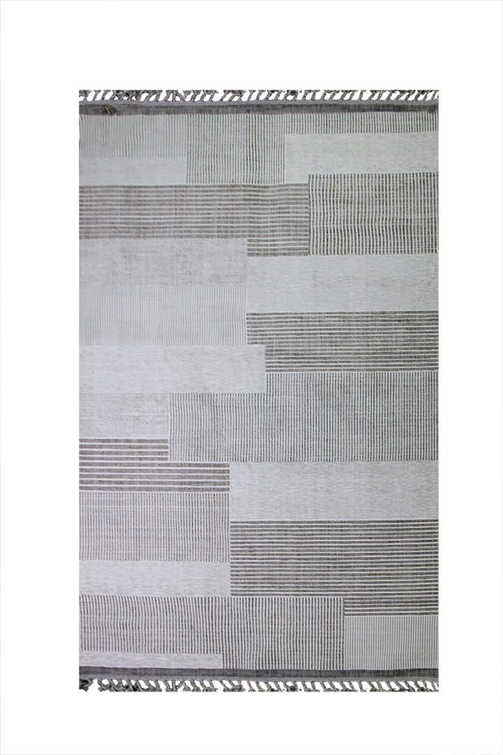 Turkish Modern  Festival Wd Rug  - 6.5 x 9.5 FT - Beige -  Luxurious Woven Masterpiece 50% Off!