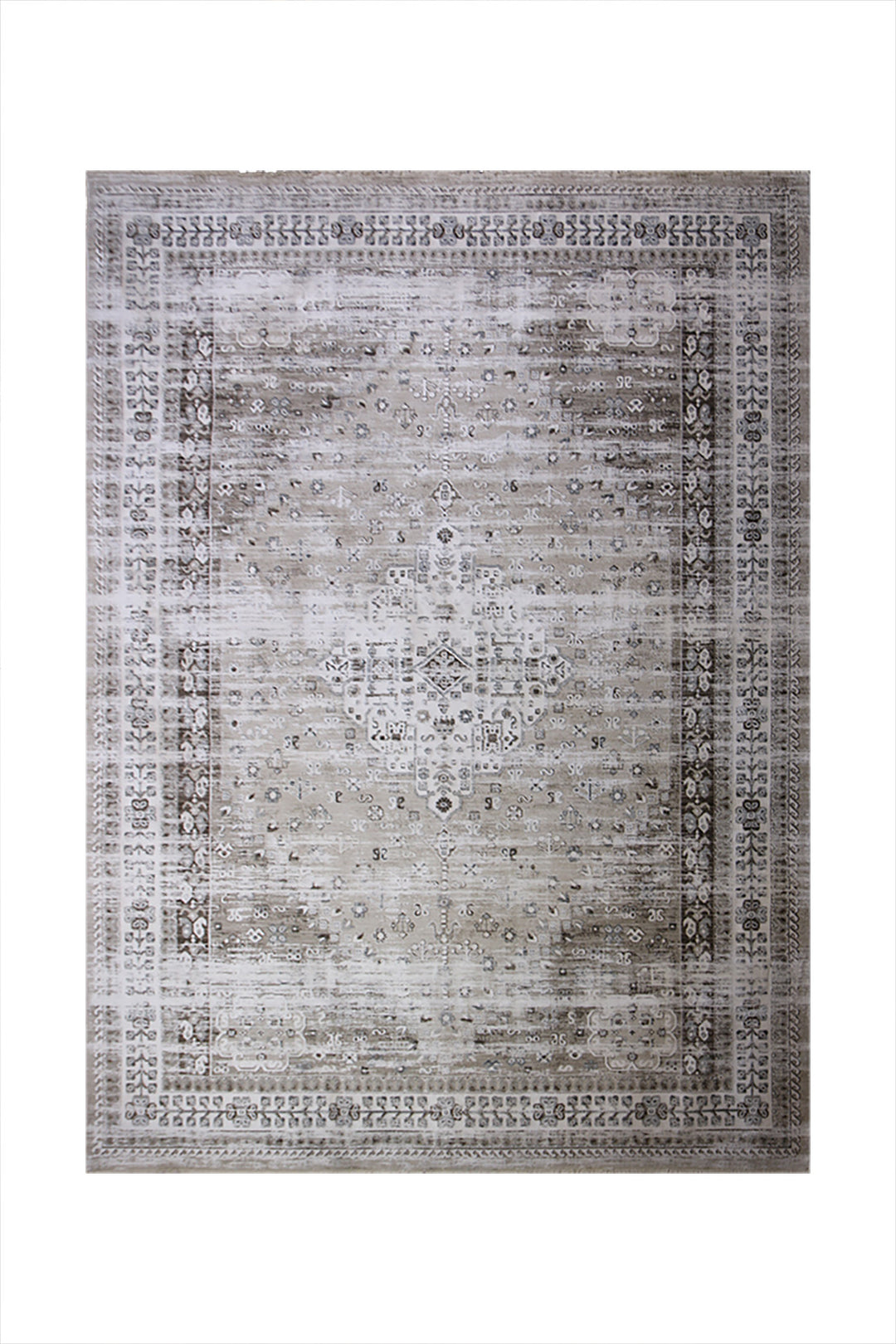 <p>Turkish Modern <strong>Elements Rug</strong>  - Beige - 7.8 x 10.4 FT</p>