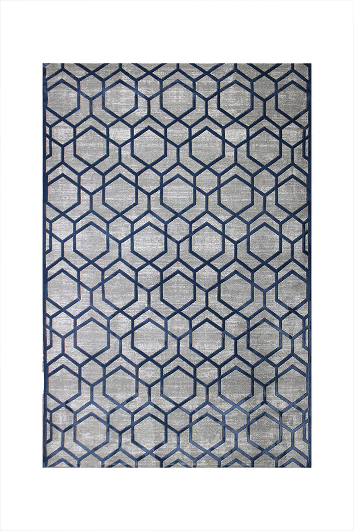 Turkish Modern Festival - 6.6 x 9.5 FT - Gray - Superior Comfort, Modern Style Accent Rugs