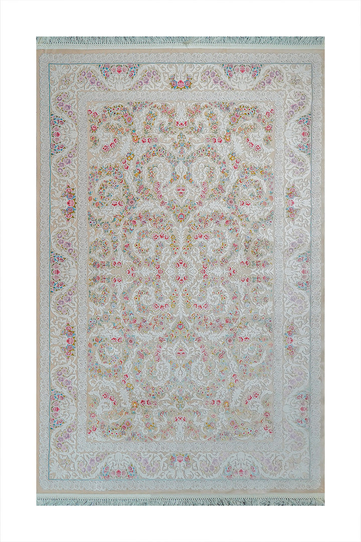 Premium Authentic Persian Rug 1200 Reeds - Cream