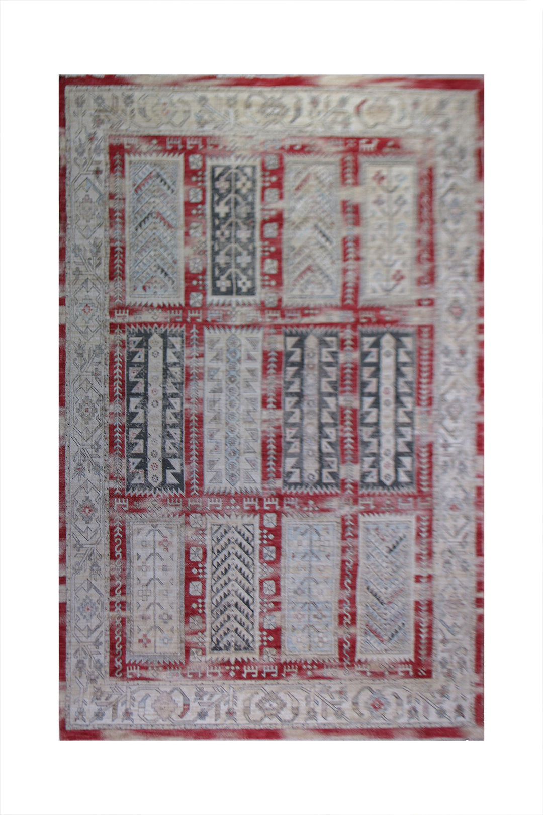 Premium Quality Turkish <strong>Antia</strong> Rug - Red