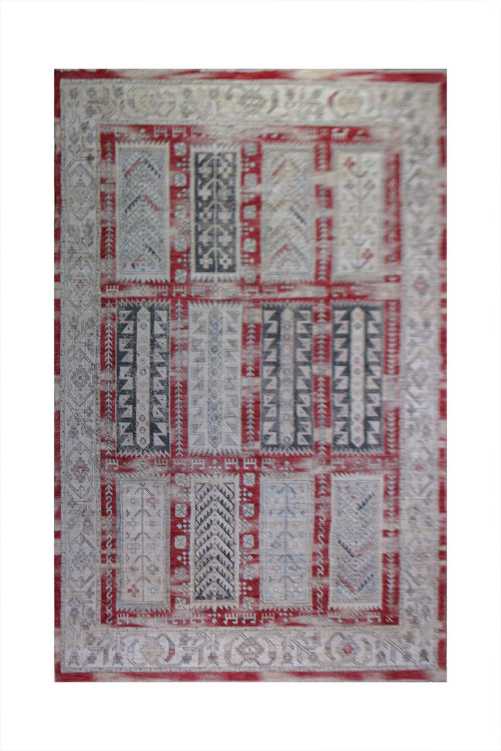 Premium Quality Turkish <strong>Antia</strong> Rug - Red