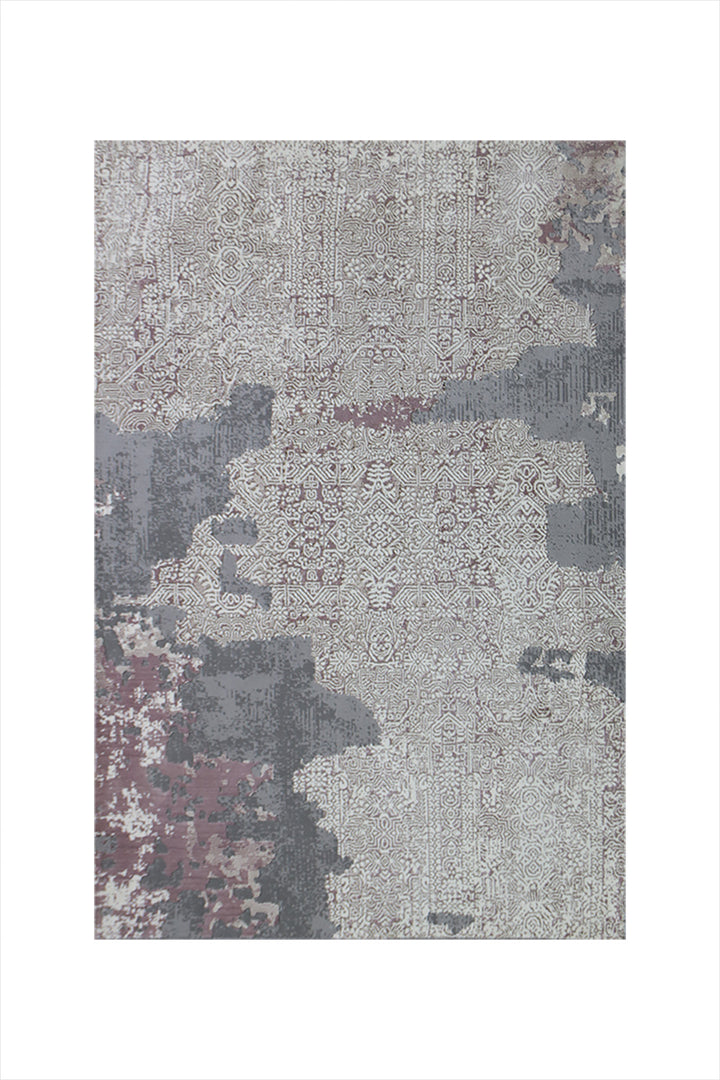 Turkish Modern Festival - 3.9 x 5.9 FT - Gray - Superior Comfort, Modern Style Accent Rugs