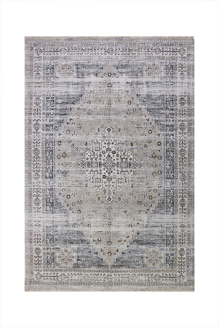 <p>Turkish Modern <strong>Elements Rug</strong>  - Gray - 4.9 x 7.8 FT</p>