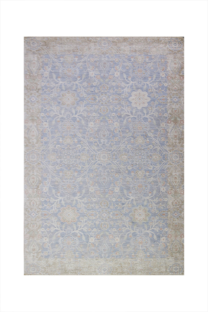 <p>Turkish Modern <strong>Opera Rug</strong>  - Blue - 4.9 x 7.8 FT</p>