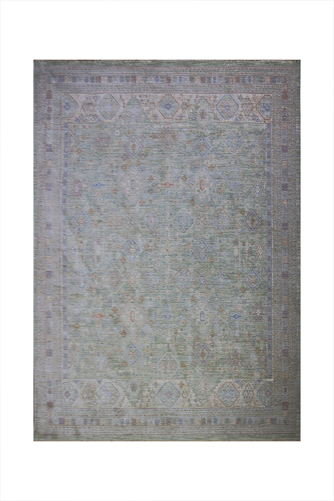 <p>Turkish Modern <strong>Opera Rug</strong>  - Green - 6.5 x 9.8 FT</p>