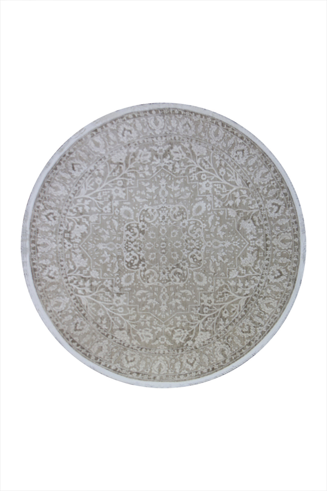 <p>Turkish Modern <strong>Elements Rug</strong>  - Beige - 5.2 x 5.2 FT</p>