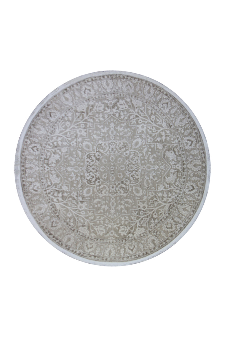 <p>Turkish Modern <strong>Elements Rug</strong>  - Beige - 5.2 x 5.2 FT</p>