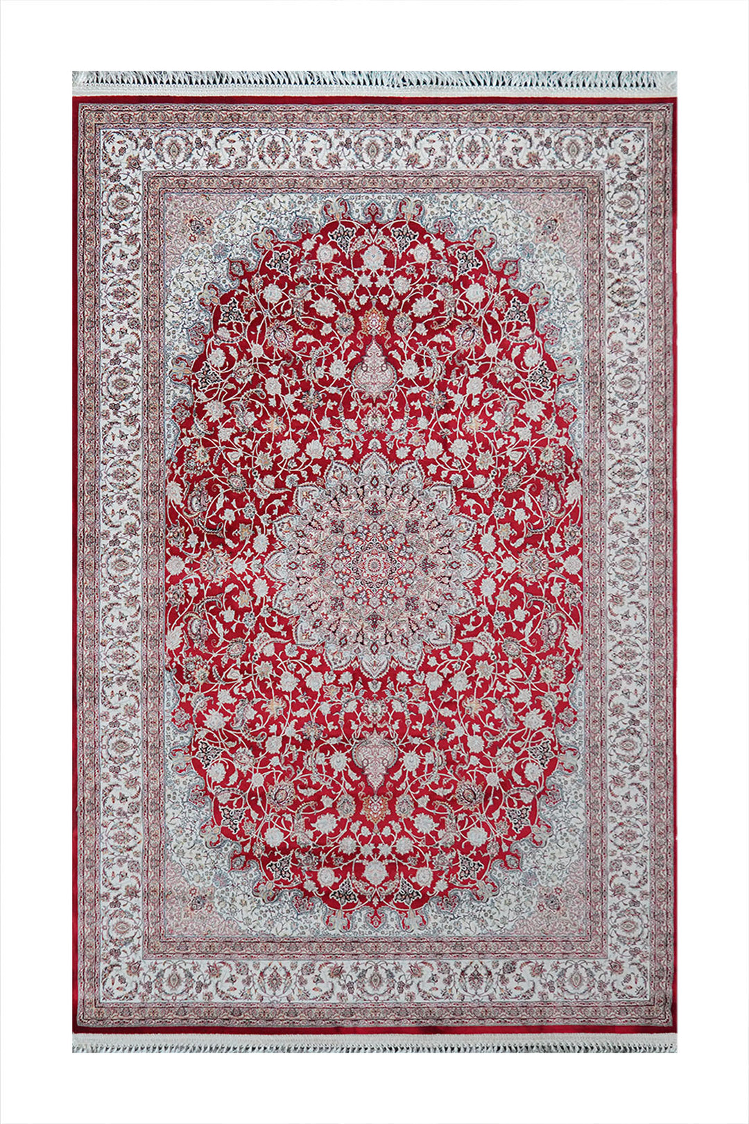 Premium Authentic Persian Rug 1200 Reeds - Red