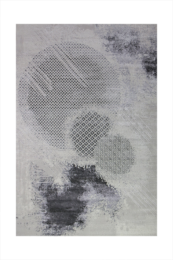 Turkish Modern Expression Rug - 4.9 x 7.4 FT - Superior Comfort, Modern Style Accent Rugs