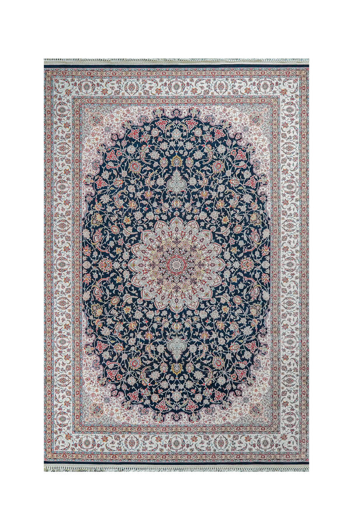 Premium Authentic Persian Rug 1200 Reeds - Blue