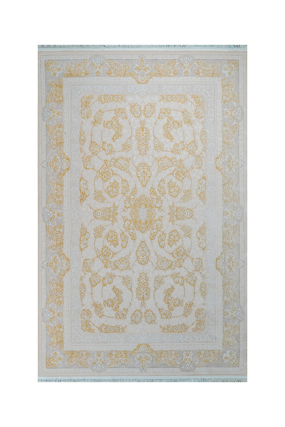 Premium Authentic Persian Rug 1200 Reeds - Cream