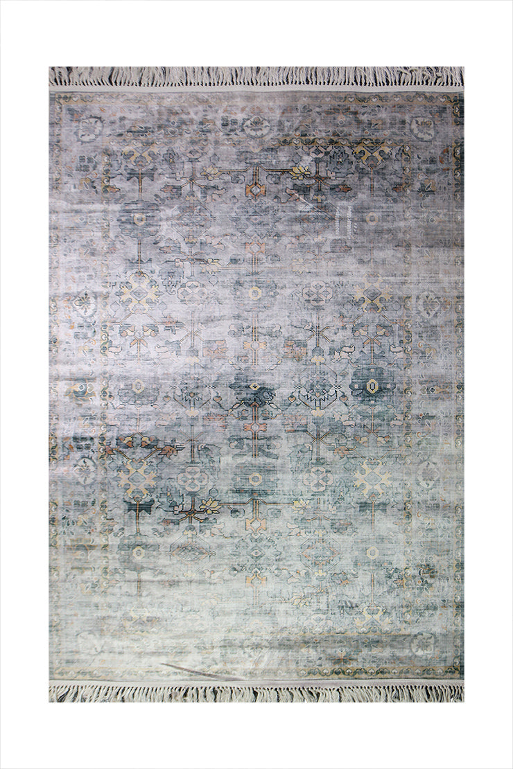 Traditional Printed Area Rug – 5 x 8.3 FT – Stylish, Durable & Anti-Slip