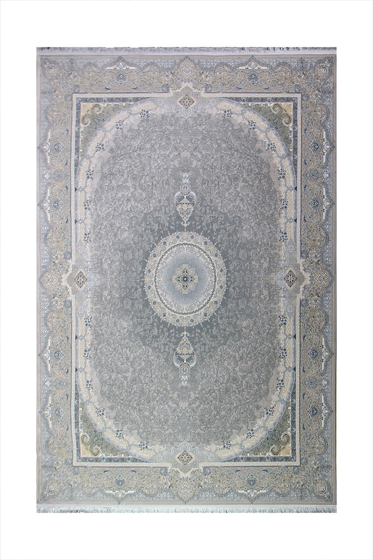 Premium Authentic Iranian Persian Rug 1200 Reeds - 6.6 x 9.8 FT - Elegant Luxury Carpet