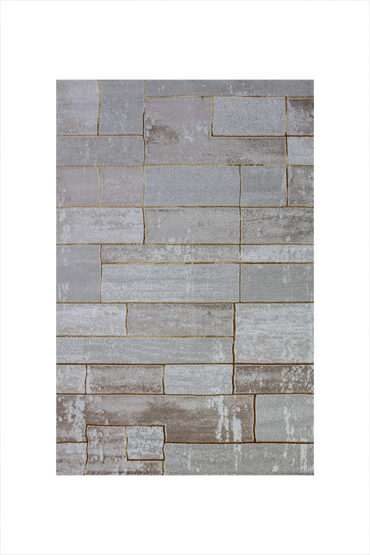 Turkish Modern Expression Rug - 4.1 x 5.6 FT - Superior Comfort, Modern Style Accent Rugs