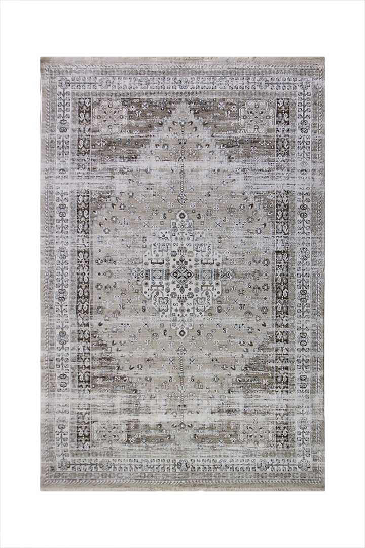 <p>Turkish Modern <strong>Elements Rug</strong>  - Brown - 4.9 x 7.8 FT</p>