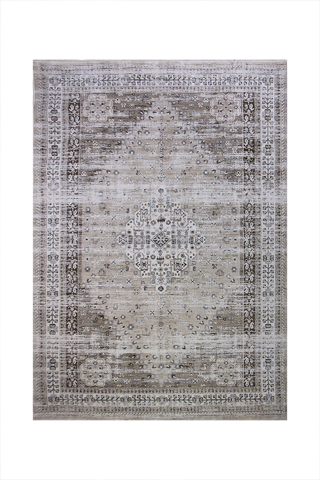 <p>Turkish Modern <strong>Elements Rug</strong>  - Brown - 6.5 x 9.8 FT</p>