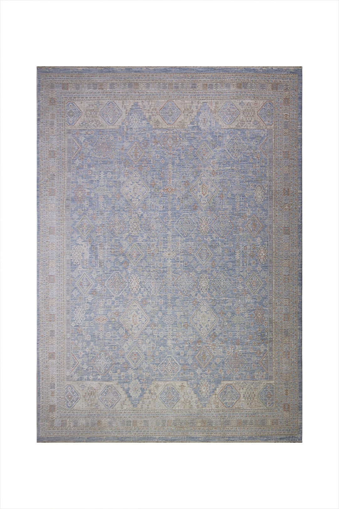 <p>Turkish Modern <strong>Opera Rug</strong>  - Blue - 6.5 x 9.8 FT</p>