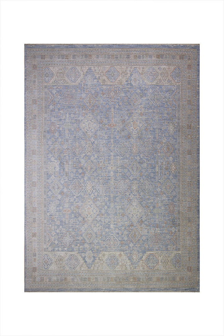<p>Turkish Modern <strong>Opera Rug</strong>  - Blue - 6.5 x 9.8 FT</p>