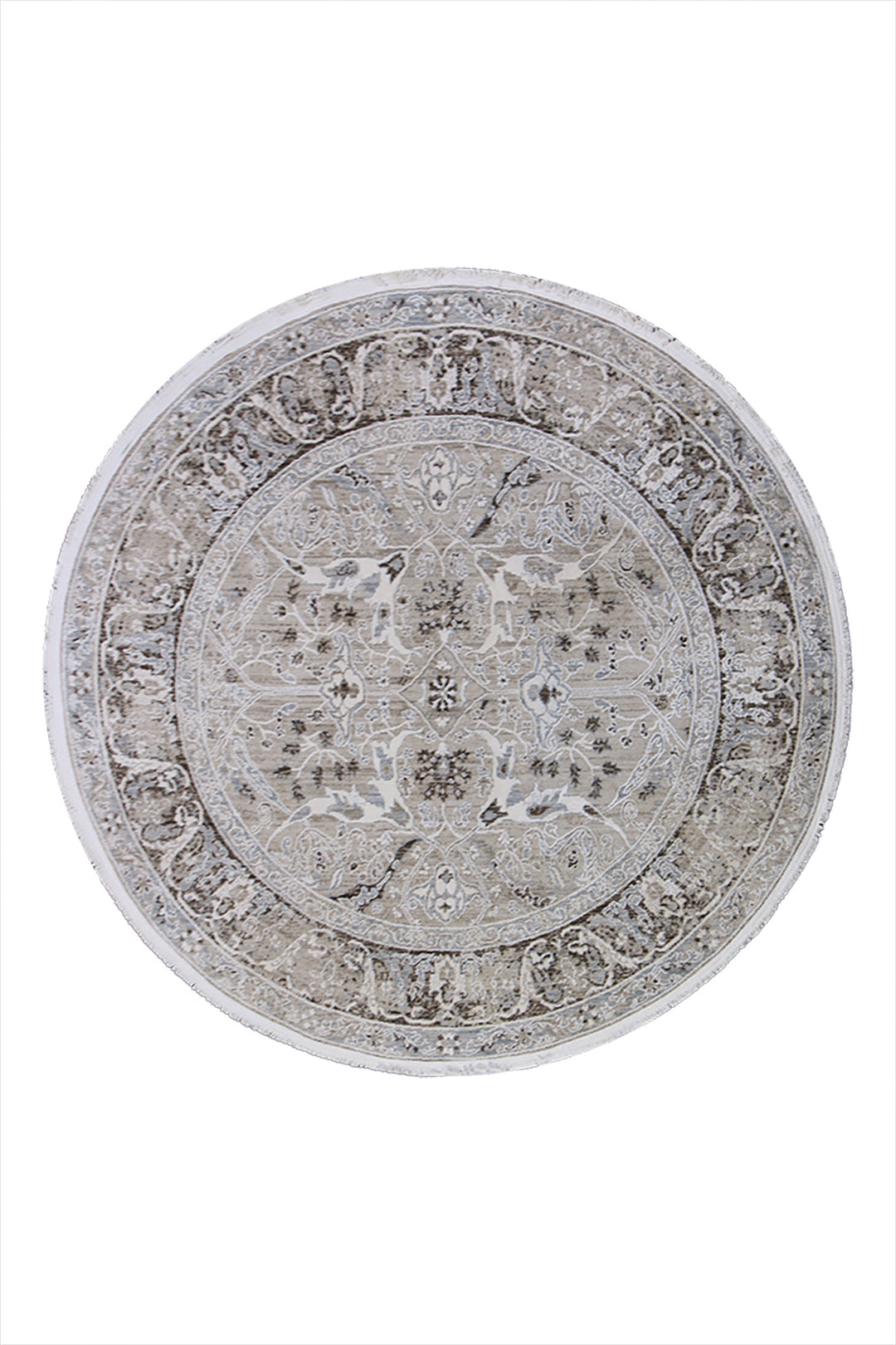 <p>Turkish Modern <strong>Elements Rug</strong>  - Brown - 5.2 x 5.2 FT</p>